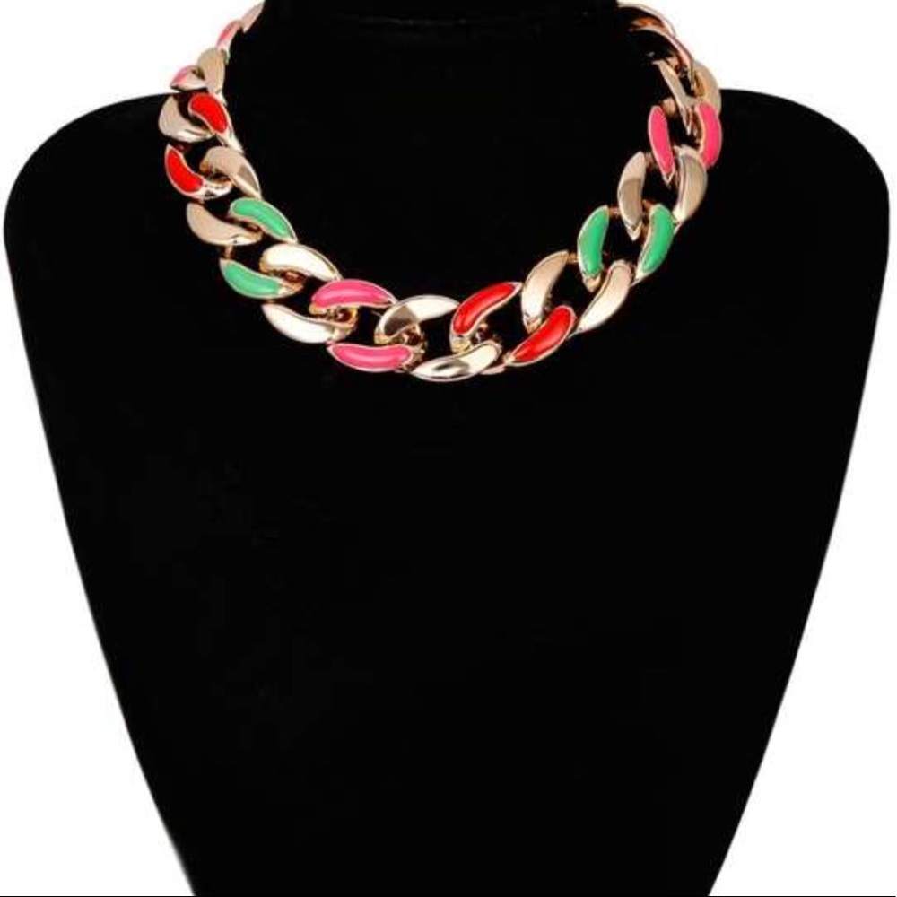 Chain Adjustable Choker Necklace New